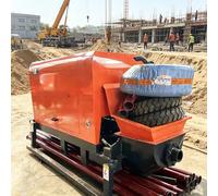 Mini pompe à béton pour remorque à 40 pompes, machine de pompe à ciment hydraulique portable, pompe à béton haute efficacité pour fondations, colonnes, projets résidentiels et commerciaux