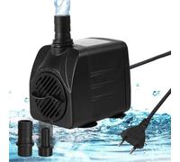 Mini-pompe à eau de 600 litres par heure, 10 W, pompe pour aquarium ultra-silencieuse, livrée avec 2 diffuseurs
