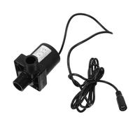 Mini Pompe à Eau Submersible 12 V, Fontaine Solaire silencieuse | Débit Maximal 800 L/H, Hauteur 5,2m, Boîtier Plastique Noir, Format 8x7x4,8cm, Flux Régulier