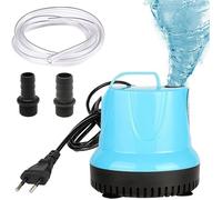 Mini pompe à eau submersible 35 W 2000 L/H - Ultra silencieuse - Petite pompe submersible -Avec 3 buses et tuyau de 1,5 m et 12 mm