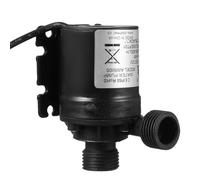 Mini Pompe à Eau Submersible sans Balais 800l/h, Plastique Noir | Circulation Solaire et Aquarium, Moteur Continu Silencieux, Installation Immergée Stable, Débit Fiable