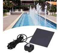 Mini Pompe à eau submersible solaire sans brosse pour Aquarium et Fontaine - EIF - Fontaine pots et vases - Noir