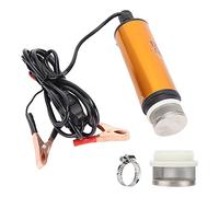 Mini pompe électrique submersible portable 12 V, 51 mm, 30 L/min, pour kérosène et eau - Accessoires pour véhicules, alliage d'aluminium orange/noir
