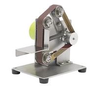 Mini ponceuse à bande électrique en acier inoxydable avec 10 bandes abrasives, 7 vitesses, ponceuse à bande réglable, ponceuse à bande réglable, ponceuse à bande portable