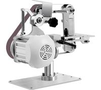Mini ponceuse à bande électrique - Ponceuse/polisseuse à bande - Moteur sans balais 550 W - Vitesse variable 30 m/s - Bande abrasive 76,2 × 2,5 cm - Pour le métal et les bijoux - Noir