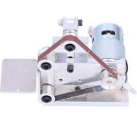 Mini ponceuse à bande électrique pour le bricolage, le polissage et le ponçage, 7 vitesses, 12-24 V DC, type 10, 110-240 V prise EU
