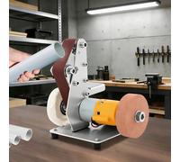 Mini ponceuse à bande - Ponceuse/polisseuse à bande électrique de table - 5 000 tr/min - Alimentation secteur CA - Modèle de table - Pour le bois et le métal - Pour les bricoleurs