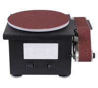 Mini ponceuse à disque à bande, vitesse réglable, construction durable, taille compacte, noir