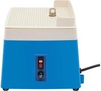 Mini ponceuse à verre portable - Meuleuse diamantée - 65 W - 4200 tr/min - Tête de ponçage 16 mm - Réservoir d'eau 350 ml - Surface de travail 17×17 cm - Prise UE - Bleu