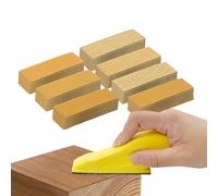 Mini ponceuse de détail - Outil de ponçage au doigt, ponceuse artisanale pratique avec 80 feuilles de papier de recharge | Papier de verre imperméable et durable pour finition mate du bois, restaurati