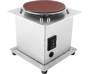 Mini ponceuse de table électrique, affûteur de bords, 7 vitesses variables, 20 disques abrasifs autocollants, machine de ponçage et de polissage pour bois, plastique et métal, idéale pour les travaux