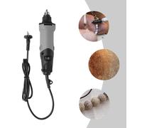 Mini-ponceuse et mini-perceuse - Kit d'outils rotatifs - 400 W - 6 vitesses - 5 000 à 28 000 tr/min - 220 V 50 Hz - Moteur en cuivre pur - Gris+Noir