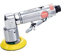 Mini ponceuse pneumatique, ponceuse orbitale aléatoire 1"/2"/3", mini ponceuse-polisseuse pneumatique haute vitesse 15 000 tr/min pour carrosserie automobile, kit de ponceuse pneumatique 58 pièces ave
