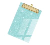 Mini Porte-Bloc Pailleté Mini Porte-Bloc de Bureau en Acrylique Format | Pince à Documents Pour Infirmiers Enseignants Étudiants Artistes Professionnels Maison Bureau Salle de ole H