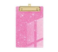 Mini Porte-Bloc Pailleté Mini Porte-Bloc Scolaire De Poche En Acrylique | Bloc-mémo de poche Pour Infirmiers Enseignants Étudiants Bureau à Domicile Salle de Classe Hôpitaux Ateliers
