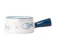 Mini Pot à Lait en Céramique Bleu, Multi-usage pour Boissons | Style Européen, Facile à Nettoyer, pour Café, Maisons et Service de Lait, Fournitures Cuisine