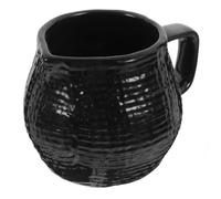 Mini Pot à Lait en Céramique Noir 150ml pour Service Élégant | Design Unique, Facile à Verser Nettoyer, Usage Maison ou Restaurant, Format Compact et Pratique