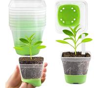 Mini-pots carrés de 8 cm pour plantes