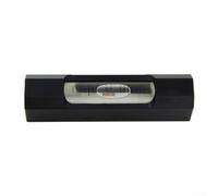 Mini pour niveau à bulle de type barre - 85 x 20 x 20 mm - Outil portable pour l'alignement de machines-outils, flacon transparent, corps en métal, tâches de bricolage (A)