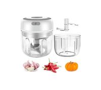 Mini Presse-ail Electrique Machine à Ail 250ML&100ML - Blanc