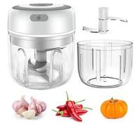 Mini Presse-ail YOUKUKE Électrique Machine à Ail 250ML&100ML - Blanc Blanc G