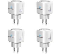 Mini-prise 16 A avec compteur d'énergie, minuterie Wi-Fi et ESP8285 - Lot de 4 - Domotique - Intégration