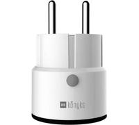 Mini Prise Intelligente KONYKS Priska Max Black FR, Wi-Fi+BT, 16A, Compatible Google Home Amazon Alexa Siri, Blanc