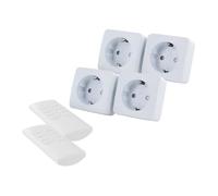Set 4 Mini-Prises on/Off + 2 télécommande 4 canaux (SCH - Type F)