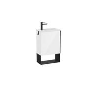 Mini pro unik 1 porte (meuble+lavabo) 450 mm blanc brillant - ROCA A852008806
