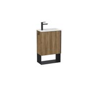 Mini pro unik 1 porte (meuble+lavabo) 450 mm chêne moyen - ROCA A852008549