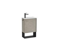 Mini pro unik 1 porte (meuble+lavabo) 450 mm gris ciment - ROCA A852008550