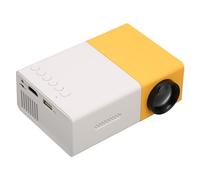 Mini Projecteur, 1080P HD HiFi HDMI 100-240V Interface Projecteur de Film Portable Intelligent, avec Télécommande, pour Une Utilisation Intérieure et Extérieure (Prise UE)