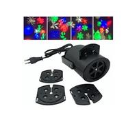 Mini projecteur étape lumière multicolore neige Disco Laser Party Party Noël Led Logo Light