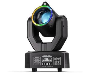 Mini projecteur LED RGBW 30 W avec télécommande - Lumière verte - Effet ciel étoilé - DMX512 - Son actif - Master Slave - Pour DJ, mariages, fêtes, clubs, scènes