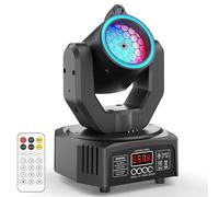 Mini projecteur mobile pour scène - 30W, contrôle DMX - LED RGB - Effet stroboscopique contrôlé par le son - Idéal pour les discothèques, les soirées et les spectacles sur scène - Prise européenne