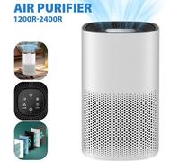 Mini purificateur d'air avec lampe UV-C pour la maison - élimination du formaldéhyde - purificateur d'air avec ions négatifs - petit purificateur d'air pour un usage quotidien