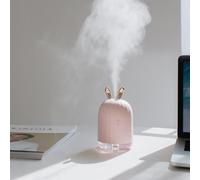 Mini Rabbit Elk Humidificateur Purificateur Aroma Diffuser Chargeur USB Mist Maker Purificateur d'air - blanc