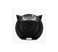 Mini radiateur électrique silencieux 400W, petit ventilateur chauffant,à extinction automatique, dessin animé Little Devil - Noir