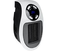 Mini Radiateur Soufflant Mural 500W Céramique PTC Thermostat Réglable Ventilateur Rotatif 90° 230V 28 46 m³/h