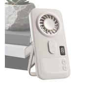 Mini refroidisseur d'air à affichage numérique, appareil à air fin, ventilateur portable | Offre une brise rafraîchissante pour la maison, le bureau, l'extérieur, l'été, le camping, la randonnée, la