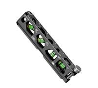 Mini règle de niveau magnétique Torpedo en d'aluminium robuste | L'instrument de disposition de bricoleur compact de qualité supérieure de 6,30 x 4,09 x 1,91 cm survit aux tests de chute