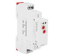 Mini Relais Temporisé Module de Minuterie Relais Retard OFF AC/DC 12V ~ 240V GRT8-B1 avec Mise Hors Tension 0,1 s-10 jours Indicateurs LED Montage sur Rail DIN 35 mm