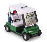 Mini réveil pour chariot de golf,chariot à calendrier perpétuel,calendrier | Calendrier perpétuel de Golf en plastique réutilisable, cadeau de voiture de Club, accessoire d'horloge de chariot de Golf