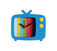 Mini Réveil Tv Bleue