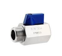 Mini robinet à tournant sphérique, interrupteur de vanne d'arrêt fileté 5/8 ''NPT(No.41)