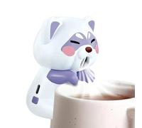 Mini robot de refroidissement - Refroidisseur de boissons USB en forme de chat, ventilateur rapide pour soupe et tasse à café, ventilateur rechargeable portable pour boissons chaudes, thé | Appareil