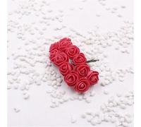 Mini Roses Artificielles En Mousse De Dentelle, 12 Pièces/Lot, Fausses Fleurs Pour Décoration De Mariage, Maison, Bricolage, Couronne Artisanale, Cadeau, Scrapbooking