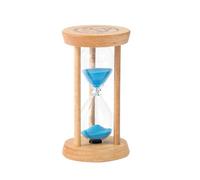 Mini sablier en bois - Minuterie créative en verre - Activités de brossage des dents de 3 minutes avec minuterie - Outil pour la maison et le restaurant - Convient pour la cuisine, le brossage des