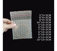 Mini sac à bulles pour boucles d'oreilles et bracelets, emballage transparent, sacs d'expédition, petites enveloppes cadeaux, 100 pièces, prédire 5x8cm with 3cm