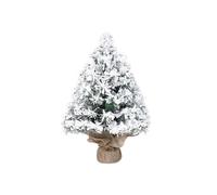 Mini sapin de Noël artificiel, petit sapin de Noël de table, UWOT, avec lumières et boules décoratives, fonctionnant à piles